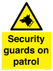 Security guards on patrol